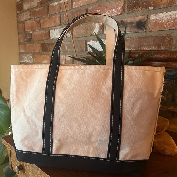 LLBean Boat and Tote Bag/ black